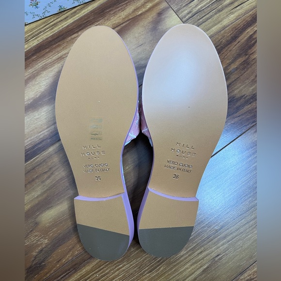 Hill House - The City Slide in Pink Embroidery - NWT SIZE 36 MSRP $250 - Picture 4 of 6